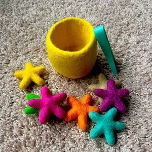 Lovevery Transfer Tweezers and Felt Stars